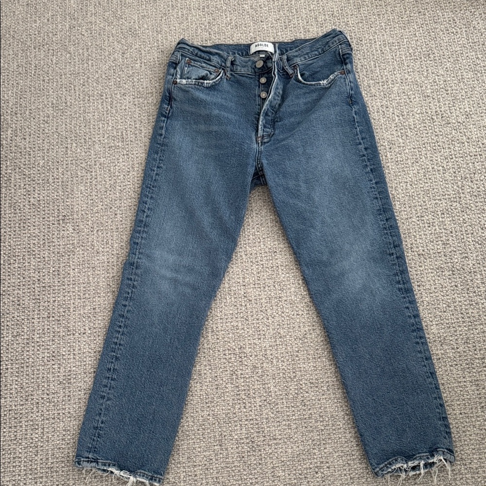 Agolde Blue Ankle & Cropped Jeans